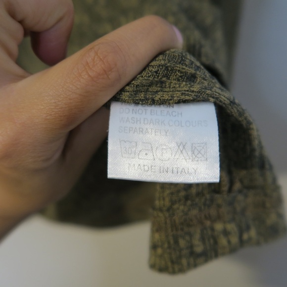 Boris Sweater Grandpa‎ Lounge Layering Mockneck Casual Green Pullover Italy - Picture 5 of 9